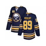 Men Adidas Buffalo Sabres #89 Alexander Mogilny Navy Blue Home Authentic Stitched NHL Jersey