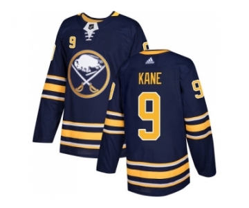 Men Adidas Buffalo Sabres #9 Evander Kane Navy Blue Home Authentic Stitched NHL Jersey