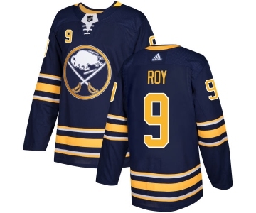 Men's Adidas Buffalo Sabres #9 Derek Roy Premier Navy Blue Home NHL Jersey