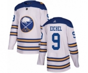 Men's Adidas Buffalo Sabres #9 Jack Eichel Authentic White 2018 Winter Classic NHL Jersey