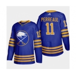 Men's Buffalo Sabres #11 Gilbert Perreault 2020-21 Home Authentic Player Stitched Hockey Jersey Royal Blue