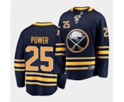 Men's Buffalo Sabres #25 Owen Power Navy Stitched Jersey