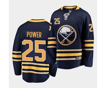 Men's Buffalo Sabres #25 Owen Power Navy Stitched Jersey