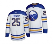 Men's Buffalo Sabres #25 Owen Power White Stitched Jersey