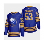 Men's Buffalo Sabres #53 Jeff Skinner 2020-21 Home Authentic Player Stitched Hockey Jersey Royal Blue