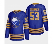 Men's Buffalo Sabres #53 Jeff Skinner 2020-21 Home Authentic Player Stitched Hockey Jersey Royal Blue