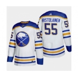 Men's Buffalo Sabres #55 Rasmus Ristolainen 2020-21 Away Authentic Player Stitched Hockey Jersey White