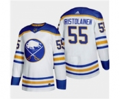 Men's Buffalo Sabres #55 Rasmus Ristolainen 2020-21 Away Authentic Player Stitched Hockey Jersey White