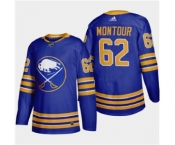 Men's Buffalo Sabres #62 Brandon Montour 2020-21 Home Authentic Player Stitched Hockey Jersey Royal Blue