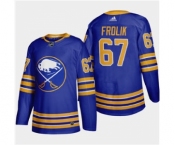 Men's Buffalo Sabres #67 Michael Frolik 2020-21 Home Authentic Player Stitched Hockey Jersey Royal Blue