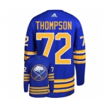 Men's Buffalo Sabres #72 Tage Thompson Blue Stitched Jersey