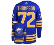 Men's Buffalo Sabres #72 Tage Thompson Blue Stitched Jersey