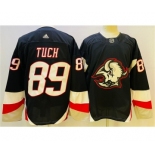 Men's Buffalo Sabres #89 Alex Tuch 2022-23 Black Stitched Jersey