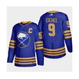 Men's Buffalo Sabres #9 Jack Eichel 2020-21 Home Authentic Player Stitched Hockey Jersey Royal Blue