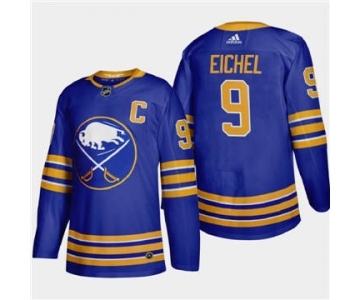 Men's Buffalo Sabres #9 Jack Eichel 2020-21 Home Authentic Player Stitched Hockey Jersey Royal Blue