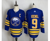 Men's Buffalo Sabres #9 Jack Eichel Blue Authentic 2020 Hockey Jersey