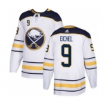 Men's Buffalo Sabres #9 Jack Eichel White Road Stitched Hockey Jersey