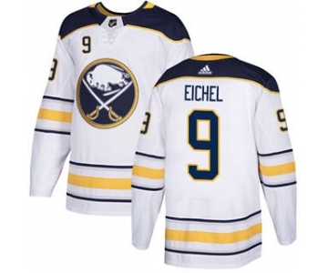 Men's Buffalo Sabres #9 Jack Eichel White Road Stitched Hockey Jersey