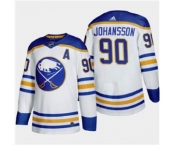 Men's Buffalo Sabres #90 Marcus Johansson 2020-21 Away Authentic Player Stitched Hockey Jersey White