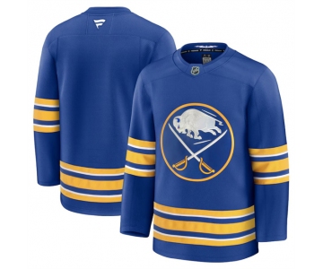 Men's Buffalo Sabres Blank Blue 2024-25 Home Stitched Hockey Jersey