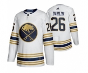 Men's New Buffalo Sabres #26 Rasmus Dahlin White Hockey Jersey