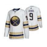 Men's New Buffalo Sabres #9 Jack Eichel White Hockey Jersey