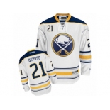 Men's Reebok Buffalo Sabres #21 Kyle Okposo Authentic White Away NHL Jersey