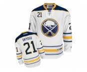 Men's Reebok Buffalo Sabres #21 Kyle Okposo Authentic White Away NHL Jersey