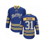 Men's Reebok Buffalo Sabres #31 Anders Nilsson Authentic Royal Blue Third NHL Jersey