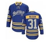 Men's Reebok Buffalo Sabres #31 Anders Nilsson Authentic Royal Blue Third NHL Jersey