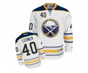 Men's Reebok Buffalo Sabres #40 Robin Lehner Authentic White Away NHL Jersey