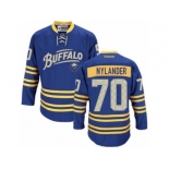 Men's Reebok Buffalo Sabres #70 Alexander Nylander Authentic Royal Blue Third NHL Jersey