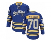 Men's Reebok Buffalo Sabres #70 Alexander Nylander Authentic Royal Blue Third NHL Jersey