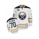 Men's Reebok Buffalo Sabres #70 Alexander Nylander Authentic White Away NHL Jersey