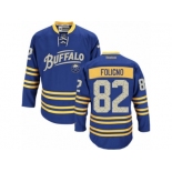 Men's Reebok Buffalo Sabres #82 Marcus Foligno Authentic Royal Blue Third NHL Jersey