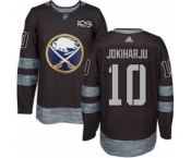 Men's Sabres #10 Henri Jokiharju Black 1917-2017 100th Anniversary Stitched Hockey Jersey