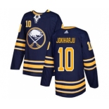 Men's Sabres #10 Henri Jokiharju Navy Blue Home Authentic Stitched Hockey Jersey