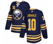 Men's Sabres #10 Henri Jokiharju Navy Blue Home Authentic Stitched Hockey Jersey