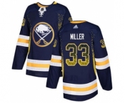 Men's Sabres #33 Colin Miller Navy Blue Home Authentic Drift Fashion Stitched Hockey Jersey