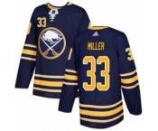 Men's Sabres #33 Colin Miller Navy Blue Home Authentic Stitched Hockey Jersey