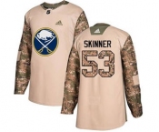 Men's Sabres #53 Jeff Skinner Camo 2017 Veterans Day Stitched Hockey Jersey