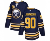 Men's Sabres #90 Marcus Johansson Navy Blue Home Authentic Stitched Hockey Jersey