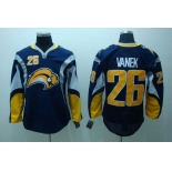 nhl buffalo sabres #26 vanek blue third edition