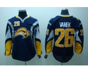 nhl buffalo sabres #26 vanek blue third edition