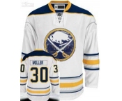 nhl buffalo sabres #30 ryan miller white new third jersey