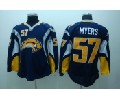 nhl buffalo sabres #57 myers blue third edition