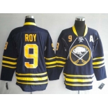 nhl buffalo sabres #9 roy 3rd dk blue