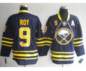 nhl buffalo sabres #9 roy 3rd dk blue