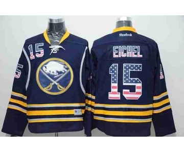 nhl jerseys buffalo sabres #15 eichel dk.blue[national flag version]