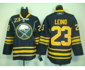 nhl jerseys buffalo sabres #23 leino dk blue